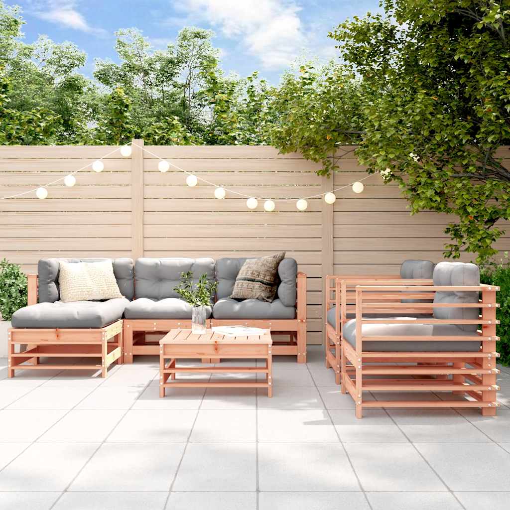 7-delige Loungeset massief douglashout