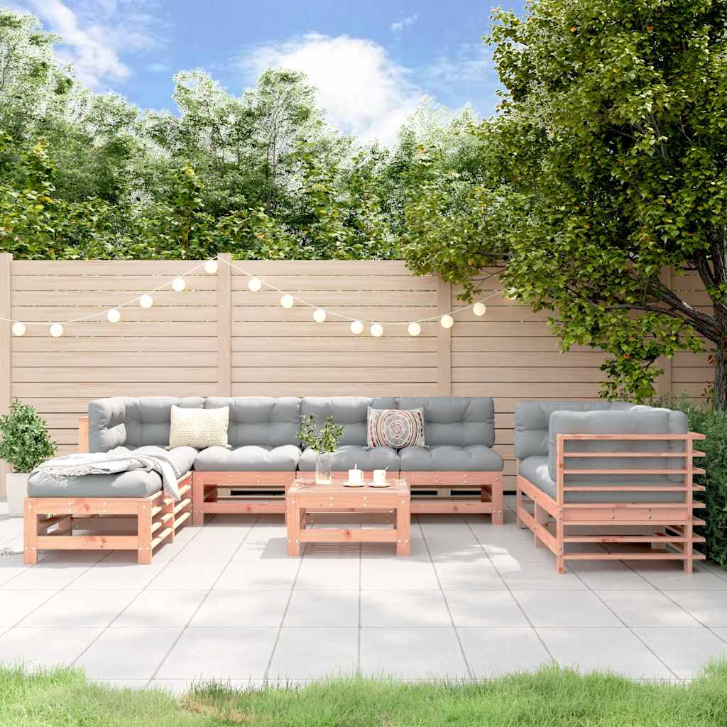 9-delige Loungeset massief douglashout