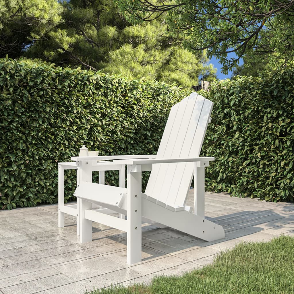 Tuinstoel Adirondack HDPE wit – afbeelding 1