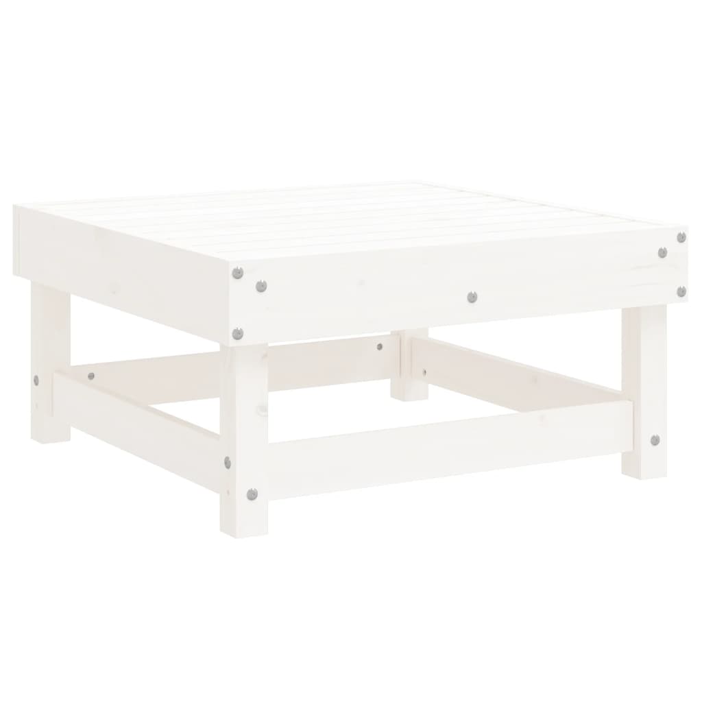 6-delige Loungeset massief grenenhout wit – afbeelding 4