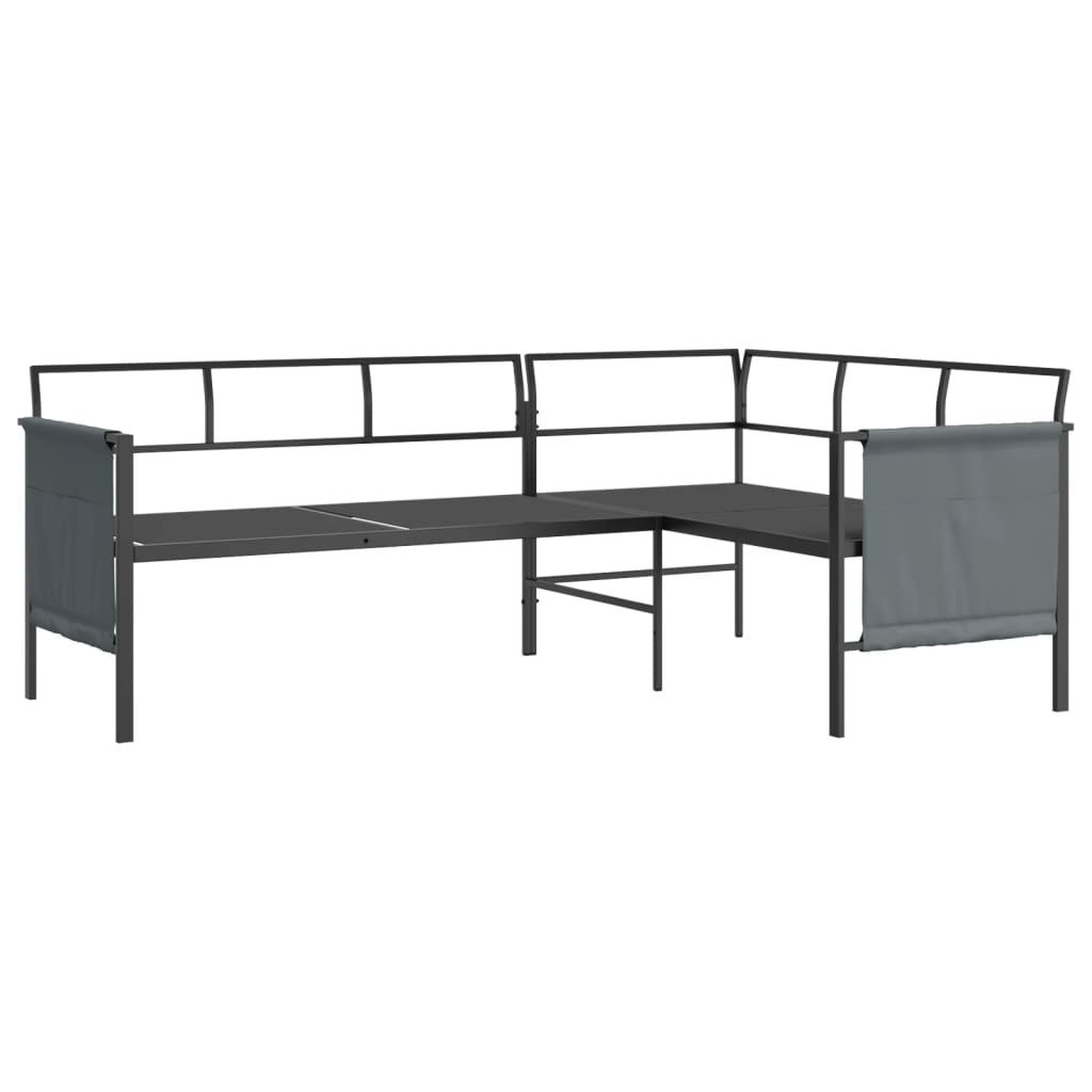 2-delige Tuinset staal antracietkleurig – afbeelding 5