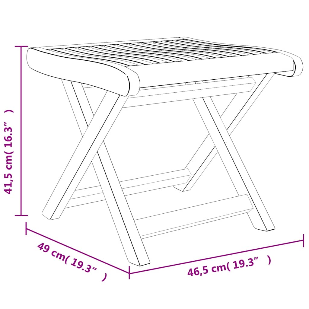 3-delige Loungeset massief teakhout – afbeelding 9