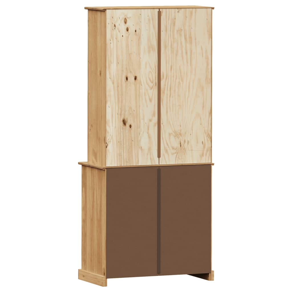 Hoge kast VIGO 78x40x175 cm massief grenenhout – afbeelding 7