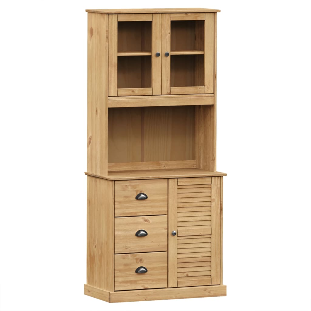 Hoge kast VIGO 78x40x175 cm massief grenenhout – afbeelding 2