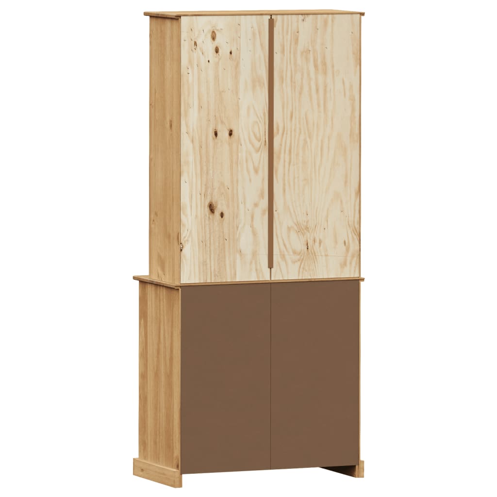 Hoge kast VIGO 78x40x175 cm massief grenenhout – afbeelding 7