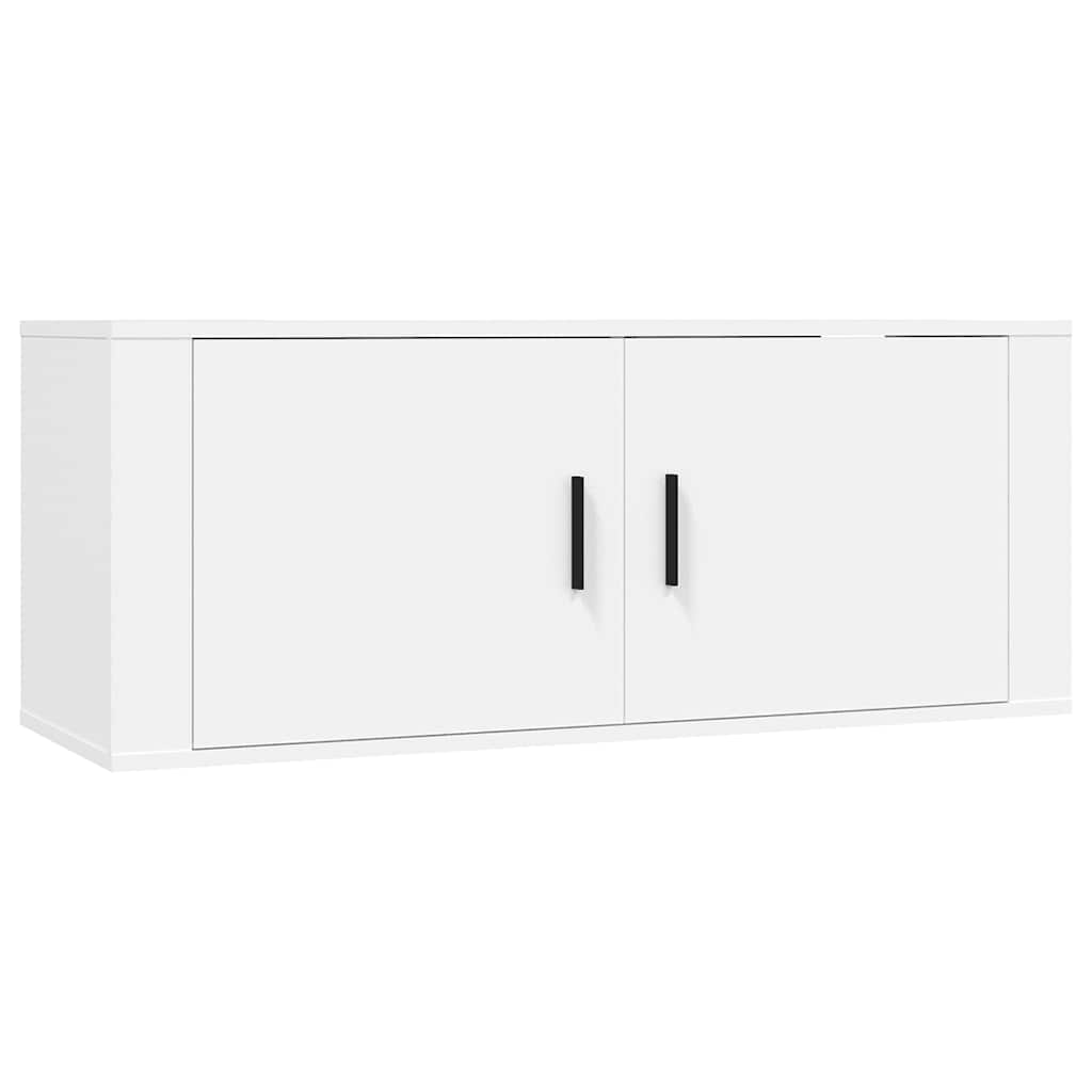 Tv-wandmeubels 2 st 100x34,5x40 cm wit – afbeelding 4