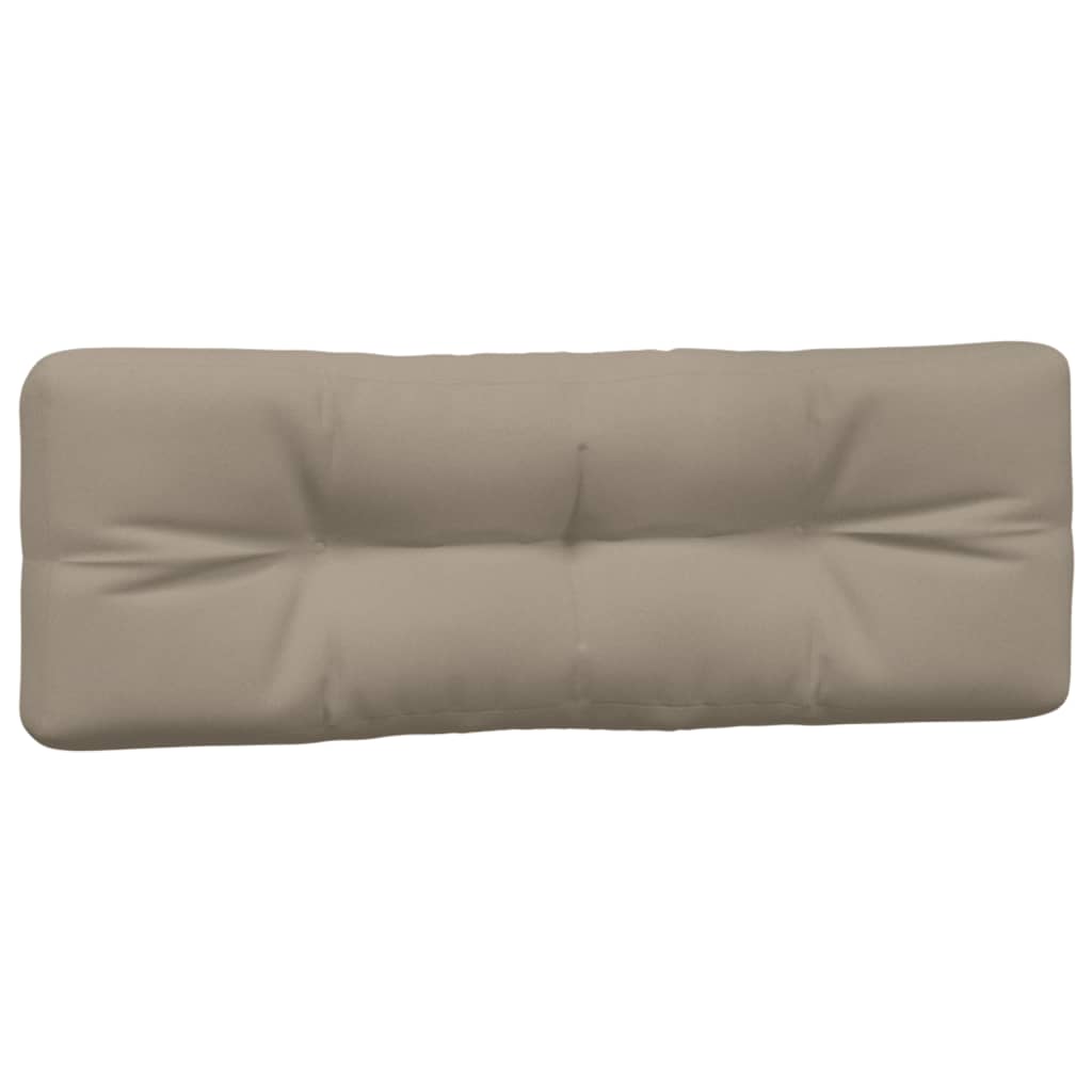 Palletkussens 7 st stof taupe – afbeelding 4