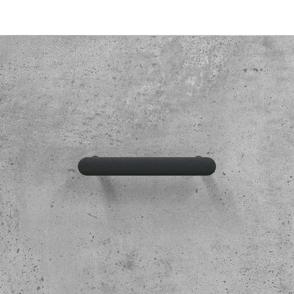 Hoge kast 69,5x34x180 cm bewerkt hout betongrijs – afbeelding 10