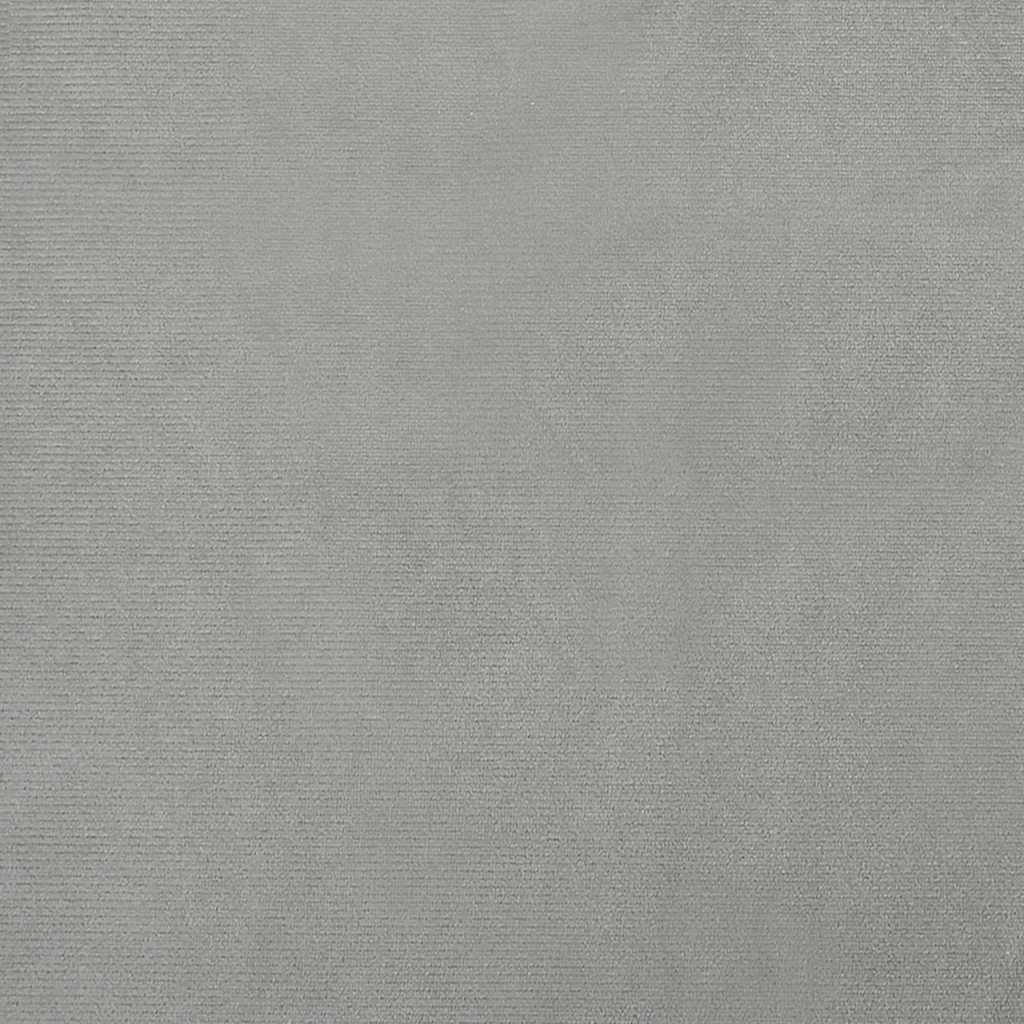Kinderbank 100x50x26 cm fluweel lichtgrijs – afbeelding 6