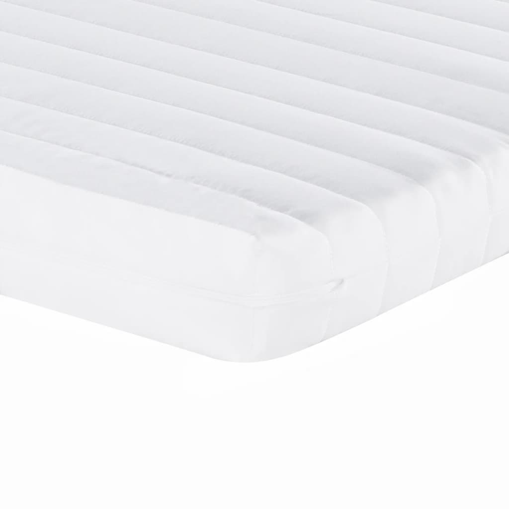 Slaapbank onderschuifbed en matrassen 100x200 cm fluweel roze – afbeelding 8
