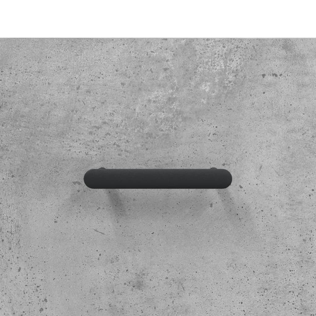 Hoge kast 69,5x34x180 cm bewerkt hout betongrijs – afbeelding 10