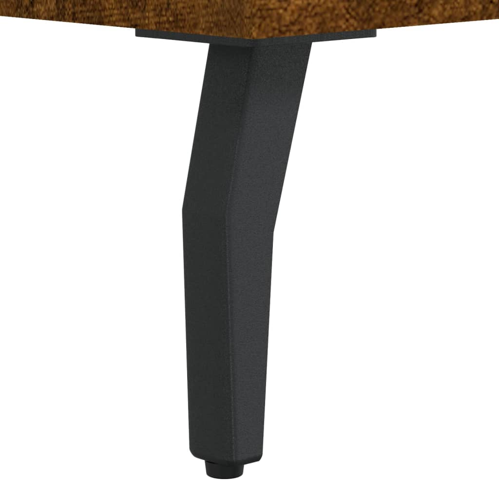 Hoge kast 69,5x34x180 cm bewerkt hout gerookt eikenkleurig – afbeelding 11