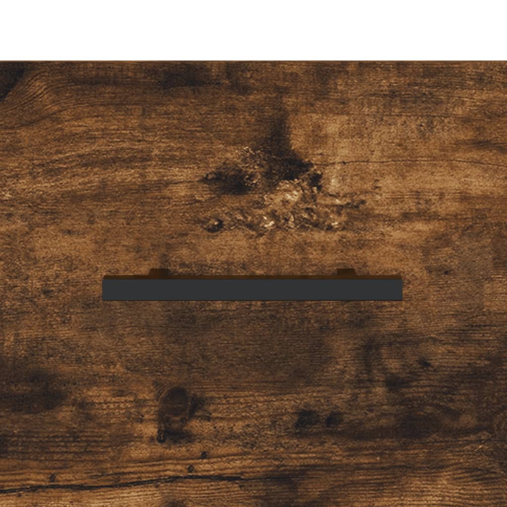 Hoge kast 69,5x34x180 cm bewerkt hout gerookt eikenkleurig – afbeelding 11