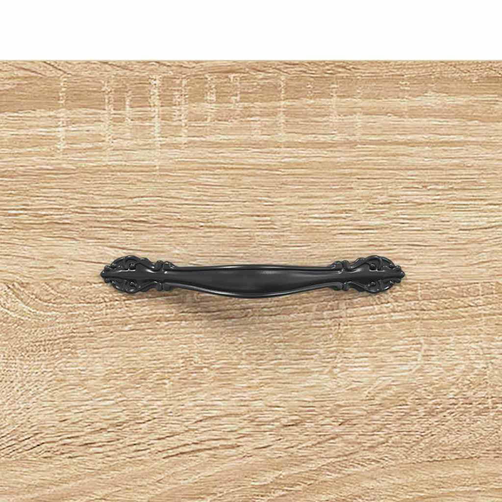 Hoge kast 69,5x34x180 cm bewerkt hout sonoma eikenkleurig – afbeelding 11