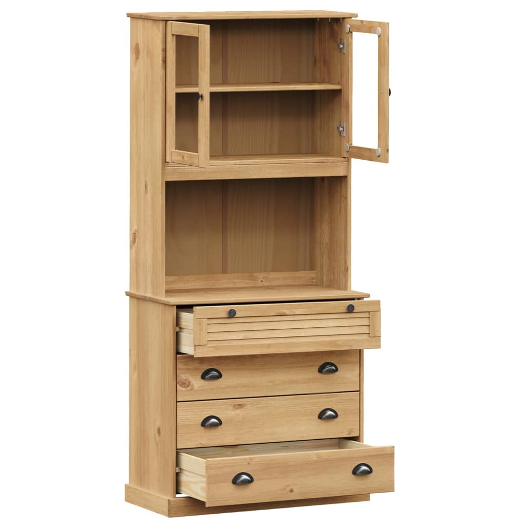Hoge kast VIGO 80x40x176 cm massief grenenhout – afbeelding 4