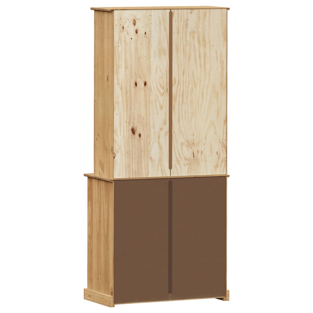 Hoge kast VIGO 80x40x176 cm massief grenenhout – afbeelding 7