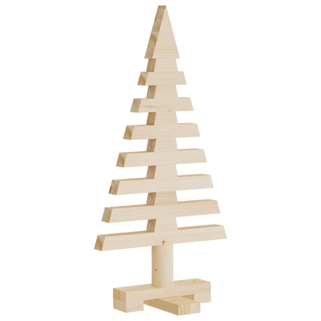 Kerstdecoraties kerstboom 3 st massief grenenhout – afbeelding 3
