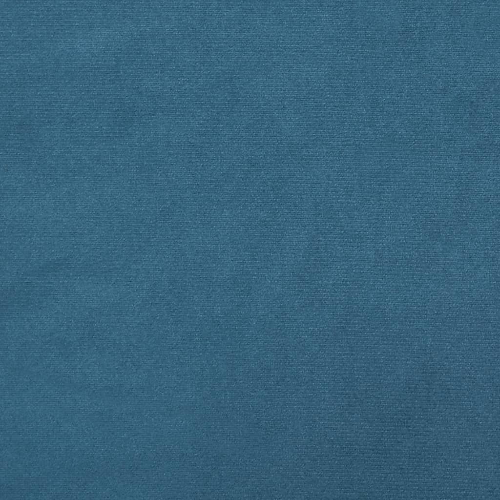 3-delige Loungeset met kussens fluweel blauw – afbeelding 7