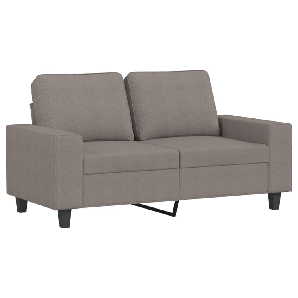 3-delige Loungeset stof taupe – afbeelding 3