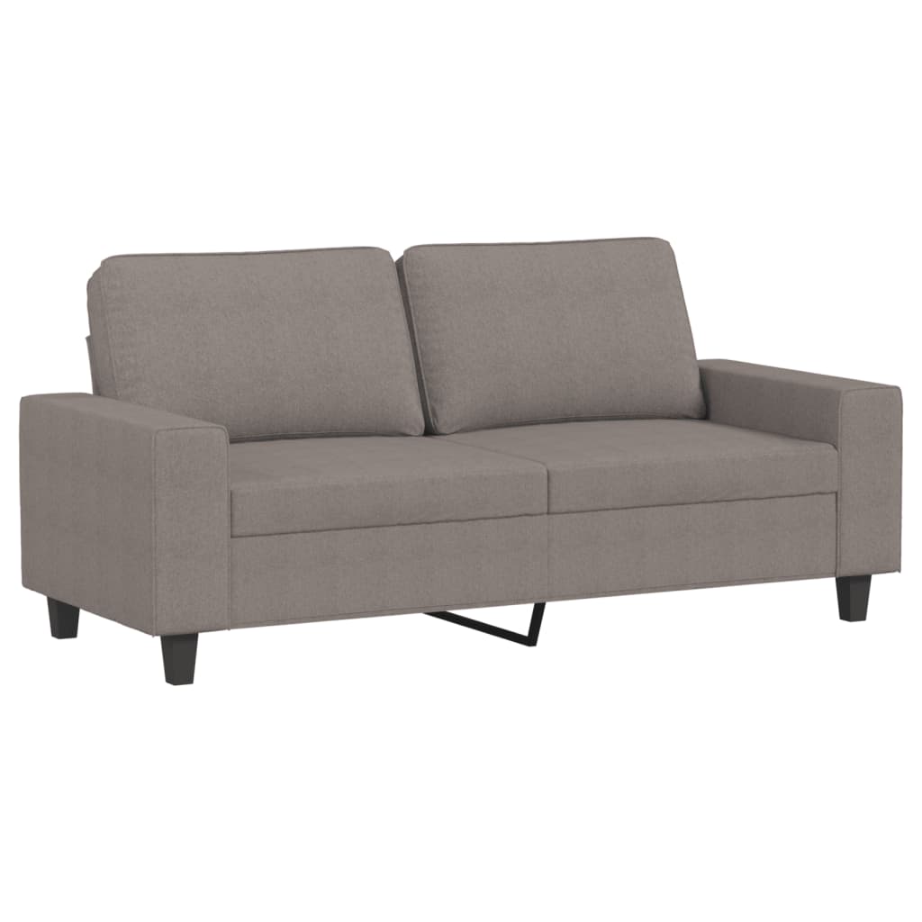 3-delige Loungeset stof taupe – afbeelding 4