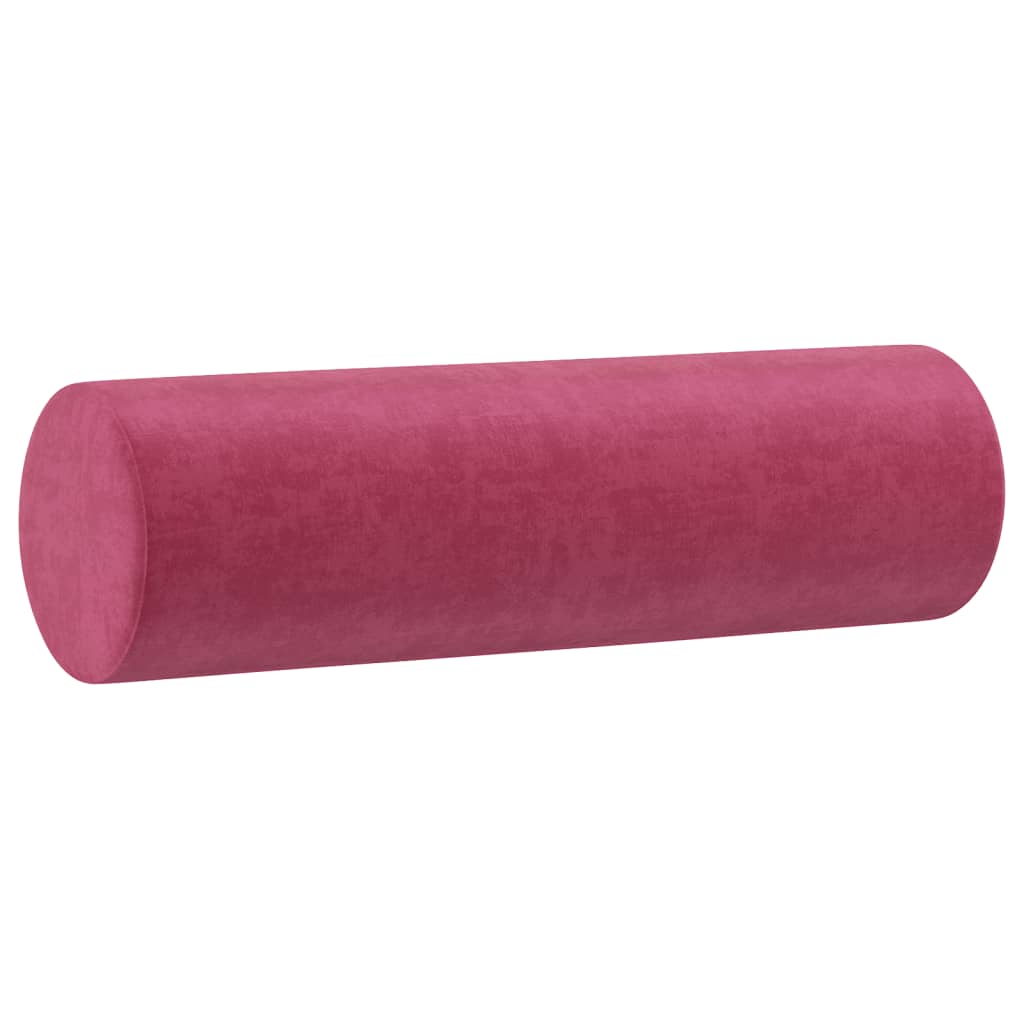 3-delige Loungeset met kussens fluweel wijnrood – afbeelding 6