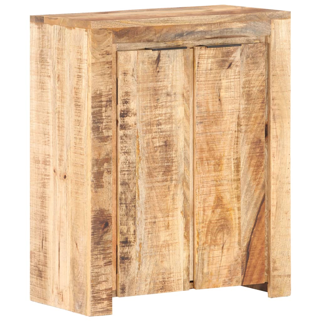 Dressoir 59x33x75 cm ruw mangohout – afbeelding 1