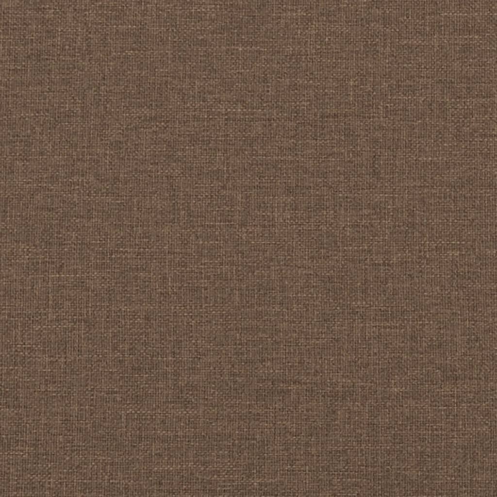 2-delige Loungeset met kussens stof bruin – afbeelding 6