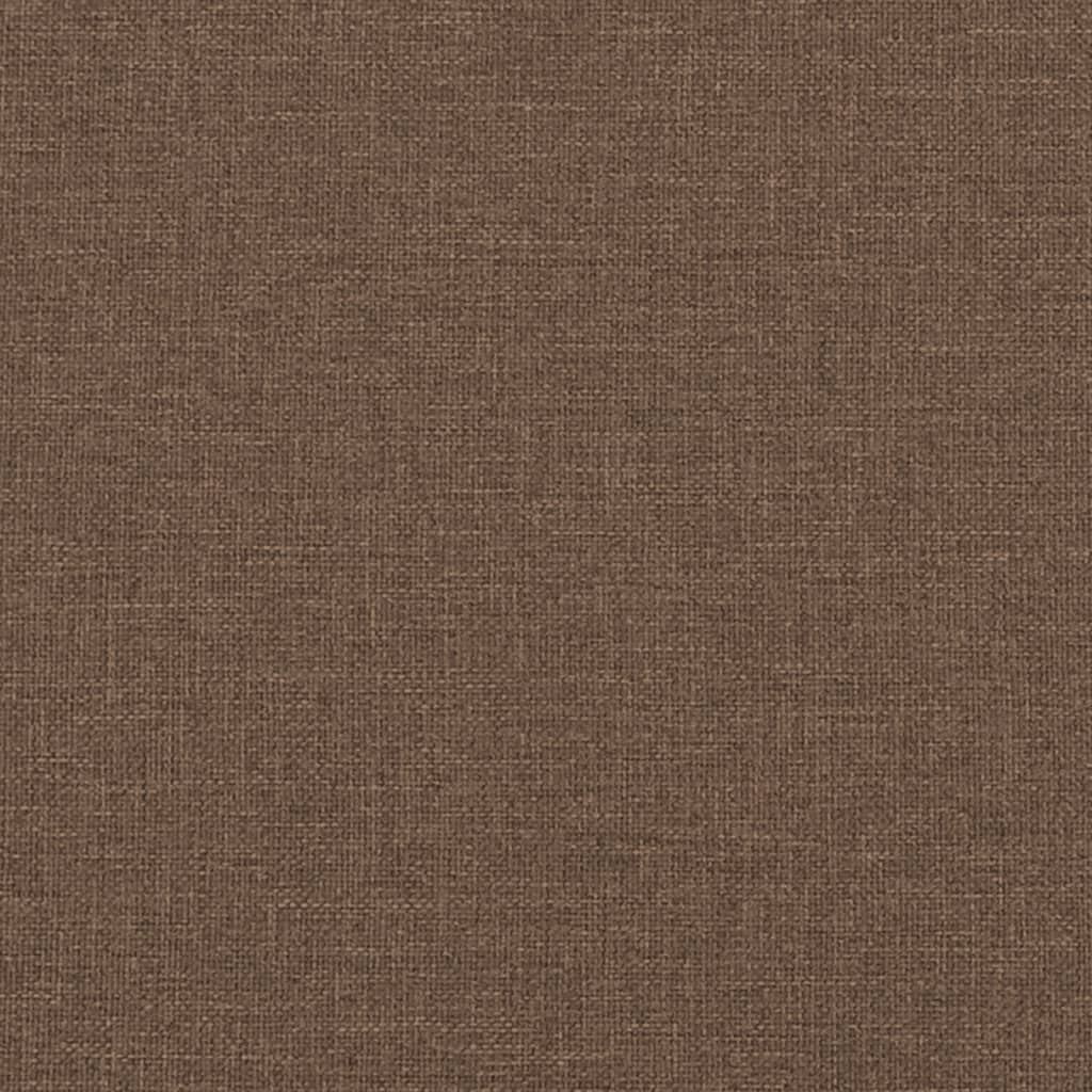 3-delige Loungeset met kussens stof bruin – afbeelding 9