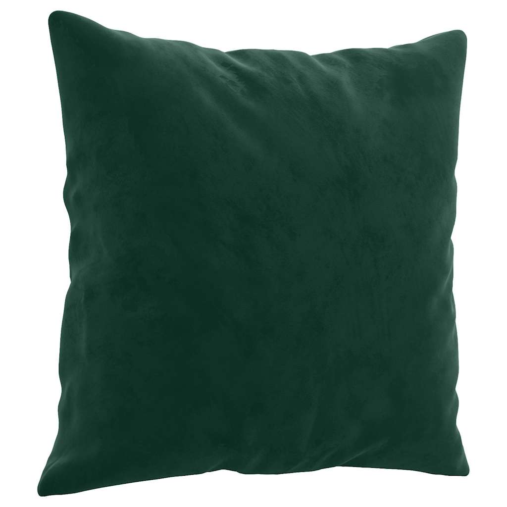 3-delige Loungeset met kussens fluweel donkergroen – afbeelding 6