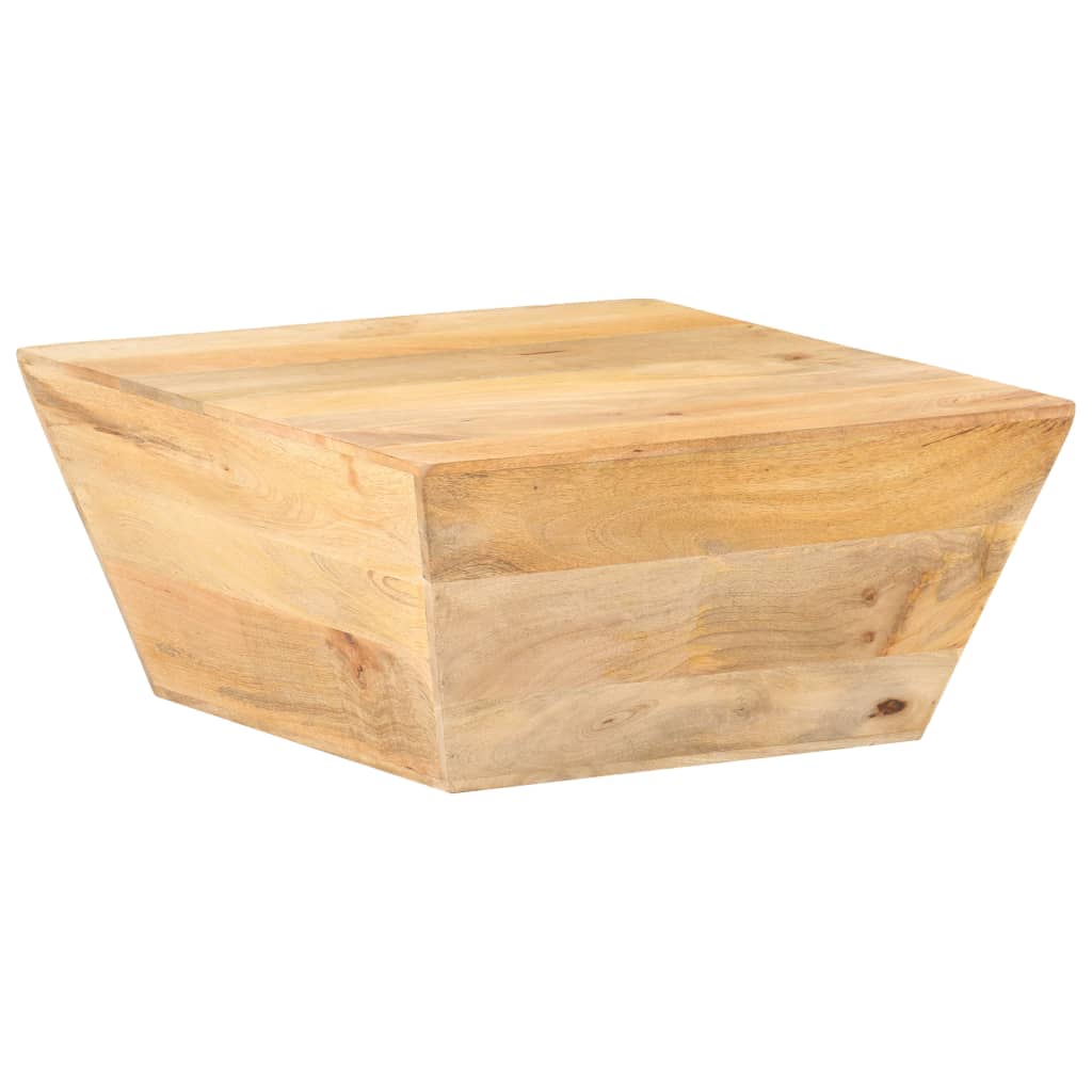 Salontafel V-vormig 66x66x30 cm massief mangohout – afbeelding 1