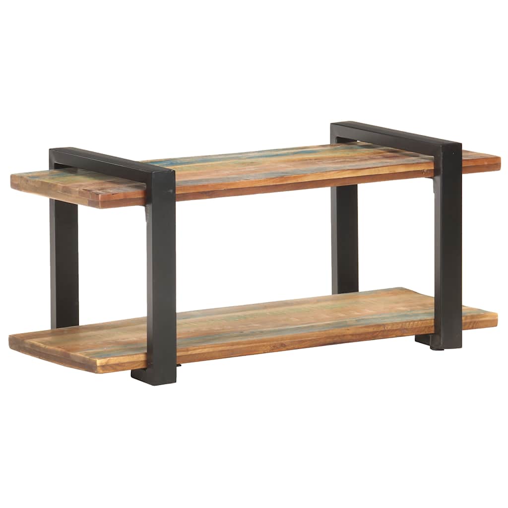 Tv-meubel 90x40x40 cm massief gerecycled hout – afbeelding 1
