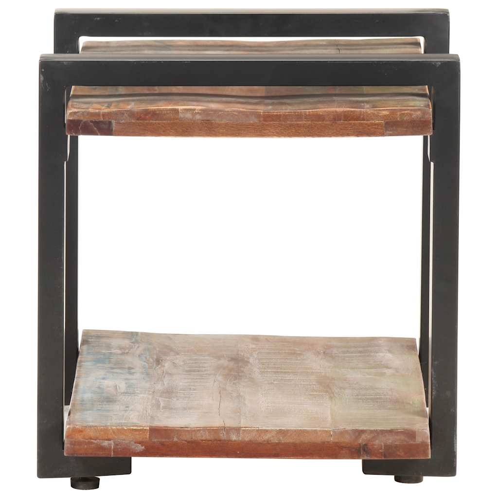 Tv-meubel 90x40x40 cm massief gerecycled hout – afbeelding 3