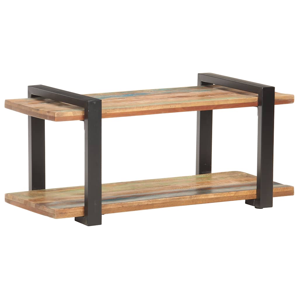 Tv-meubel 90x40x40 cm massief gerecycled hout – afbeelding 7