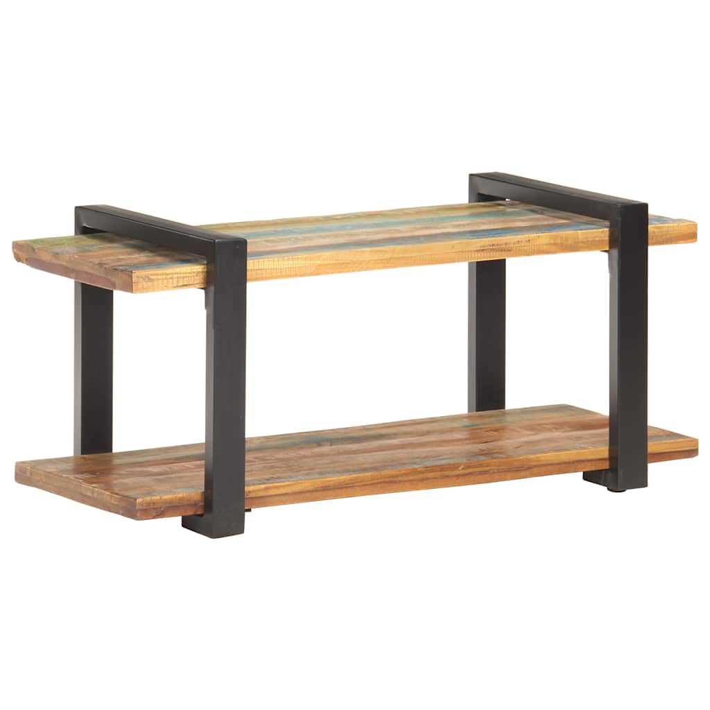 Tv-meubel 90x40x40 cm massief gerecycled hout – afbeelding 8