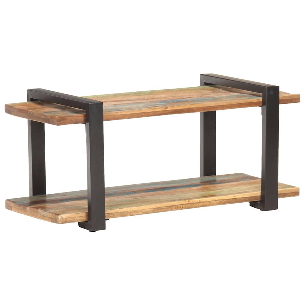 Tv-meubel 90x40x40 cm massief gerecycled hout – afbeelding 9