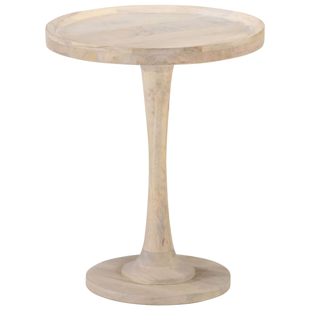 Bijzettafel Ø60x75 cm massief mangohout – afbeelding 1