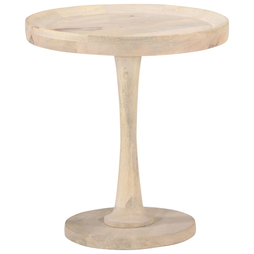 Bijzettafel Ø50x55 cm massief mangohout – afbeelding 1