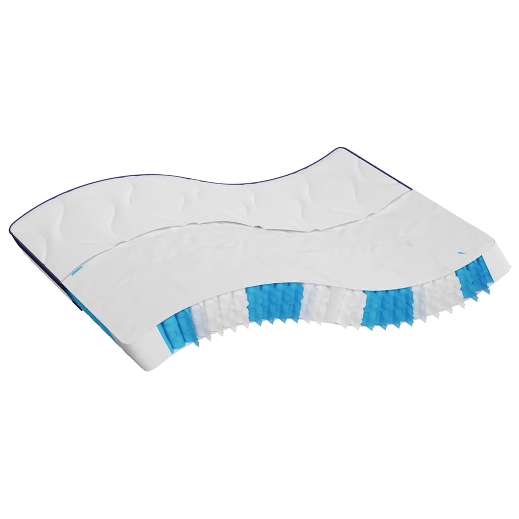 Pocketveringmatras middelhard-hard 200x200 cm – afbeelding 1