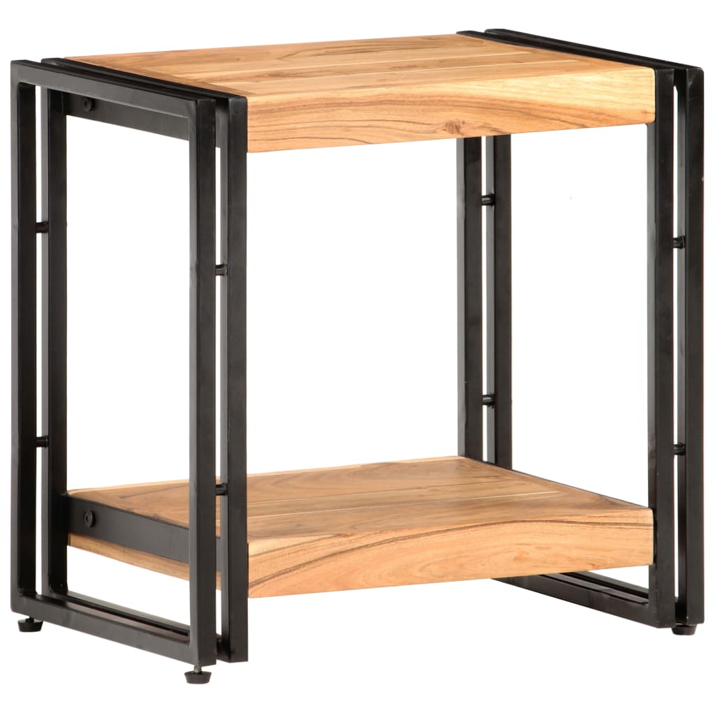 Bijzettafel 40x30x40 cm massief acaciahout – afbeelding 1