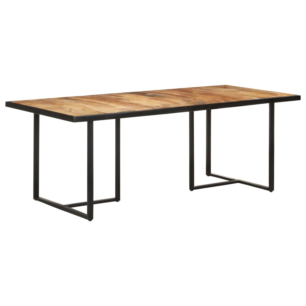 Eettafel 200 cm ruw mangohout – afbeelding 1