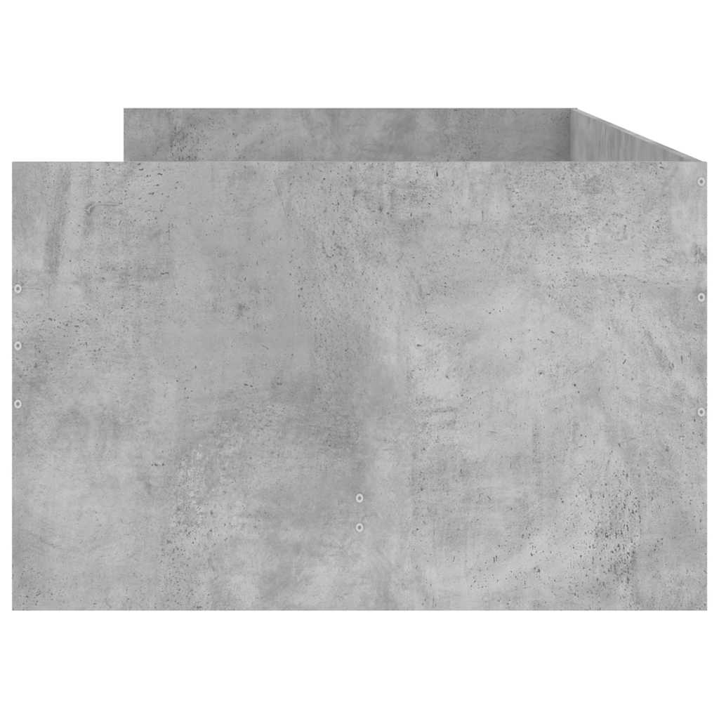 Bedframe met lades betongrijs 90x190 cm – afbeelding 7