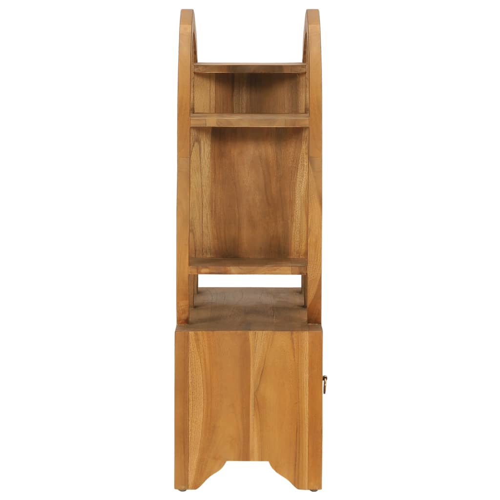 Kast met yin yang schap 68x26x83 cm massief teakhout – afbeelding 4