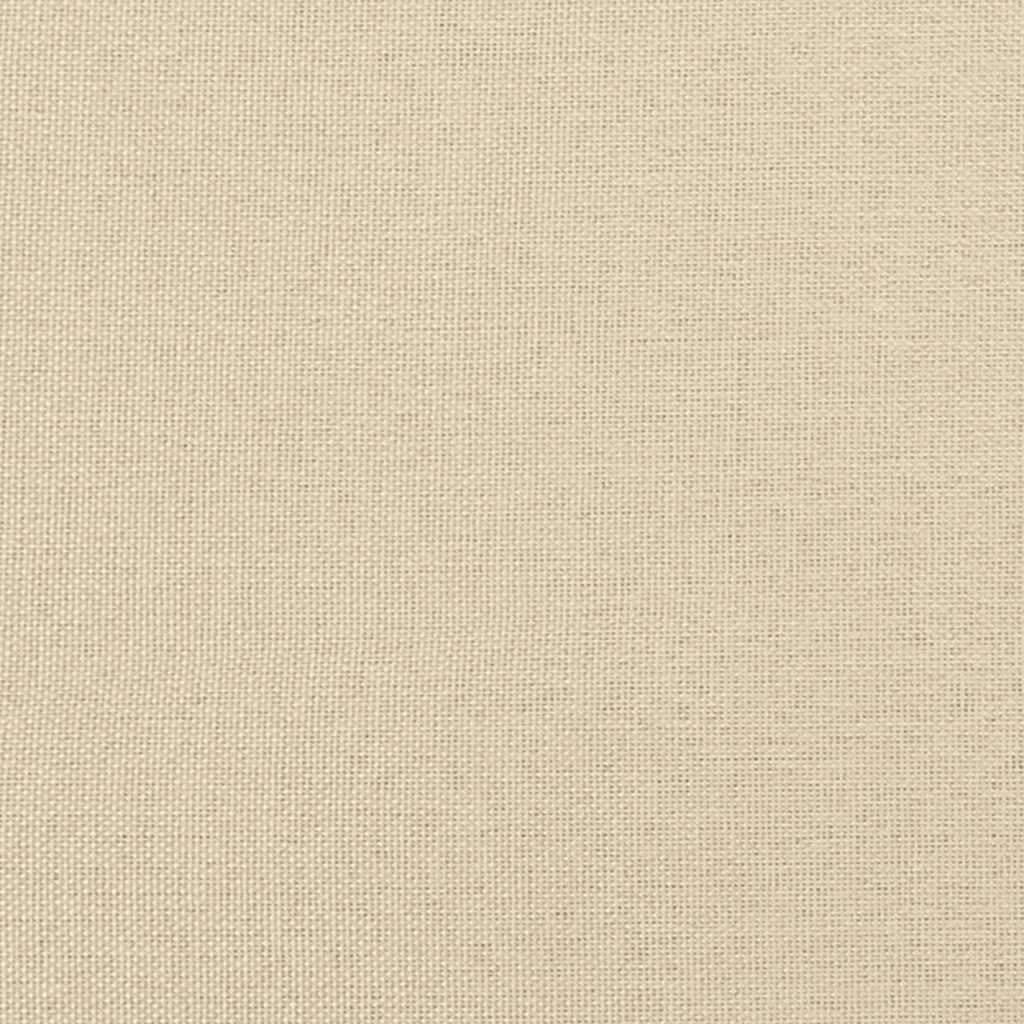 Bed met matras "Dover" stof crèmekleurig 140x200 cm – afbeelding 8