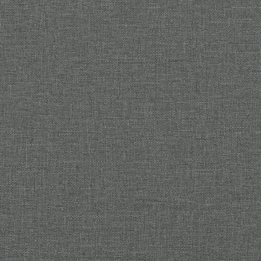 Bed met matras "Hvar" stof donkergrijs 140x200 cm – afbeelding 10