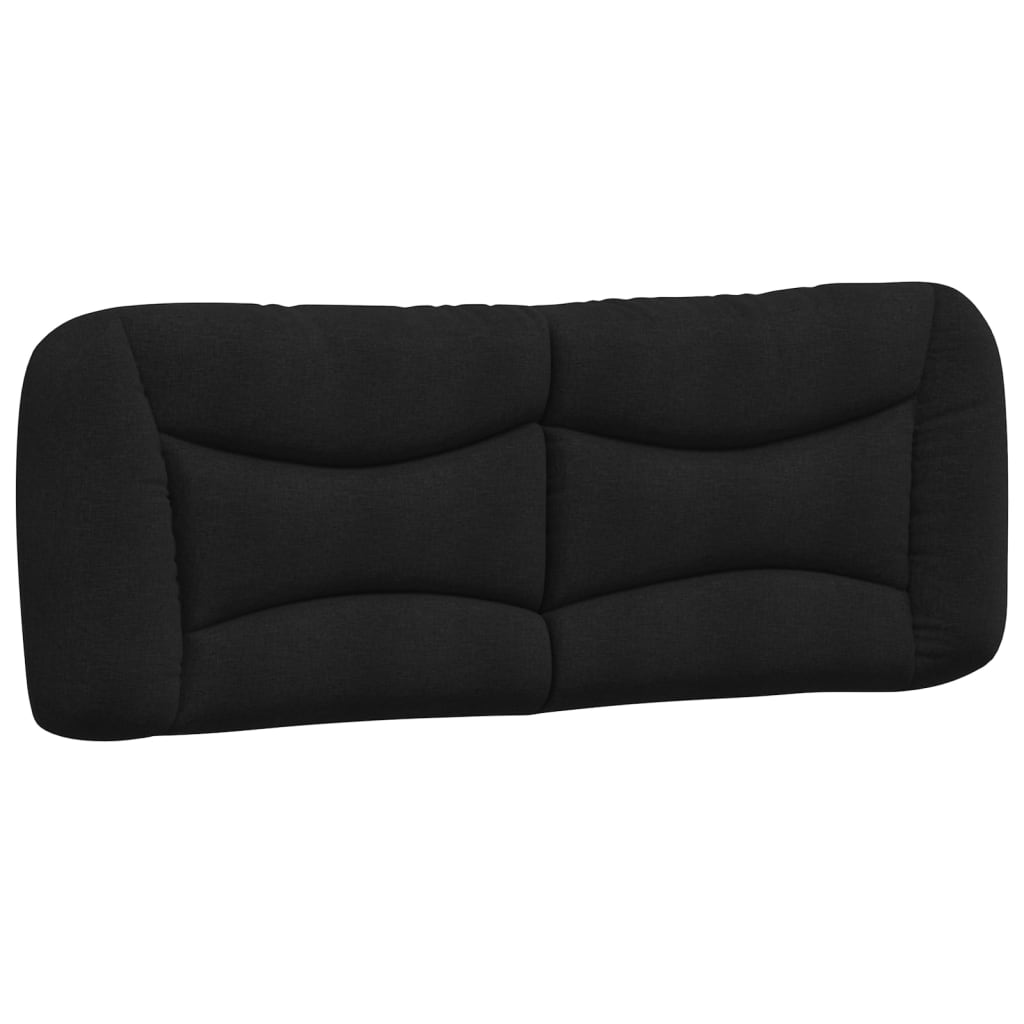 Bed met matras "Hvar" stof zwart 140x200 cm – afbeelding 5