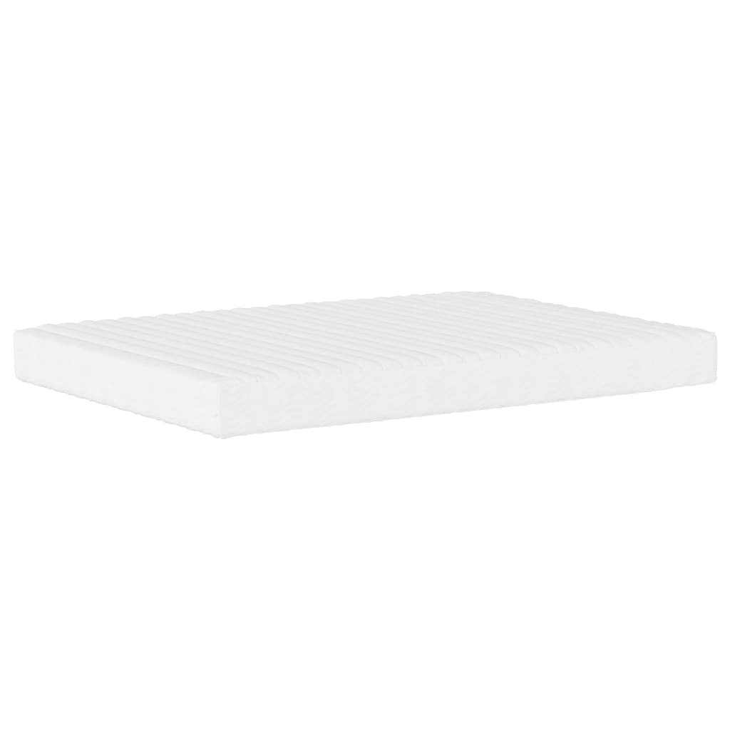 Bed met matras "Hvar" stof zwart 140x200 cm – afbeelding 8