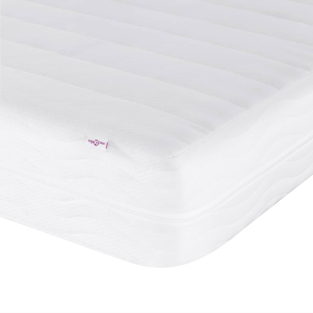 Bed met matras "Hvar" stof taupe 140x200 cm – afbeelding 9