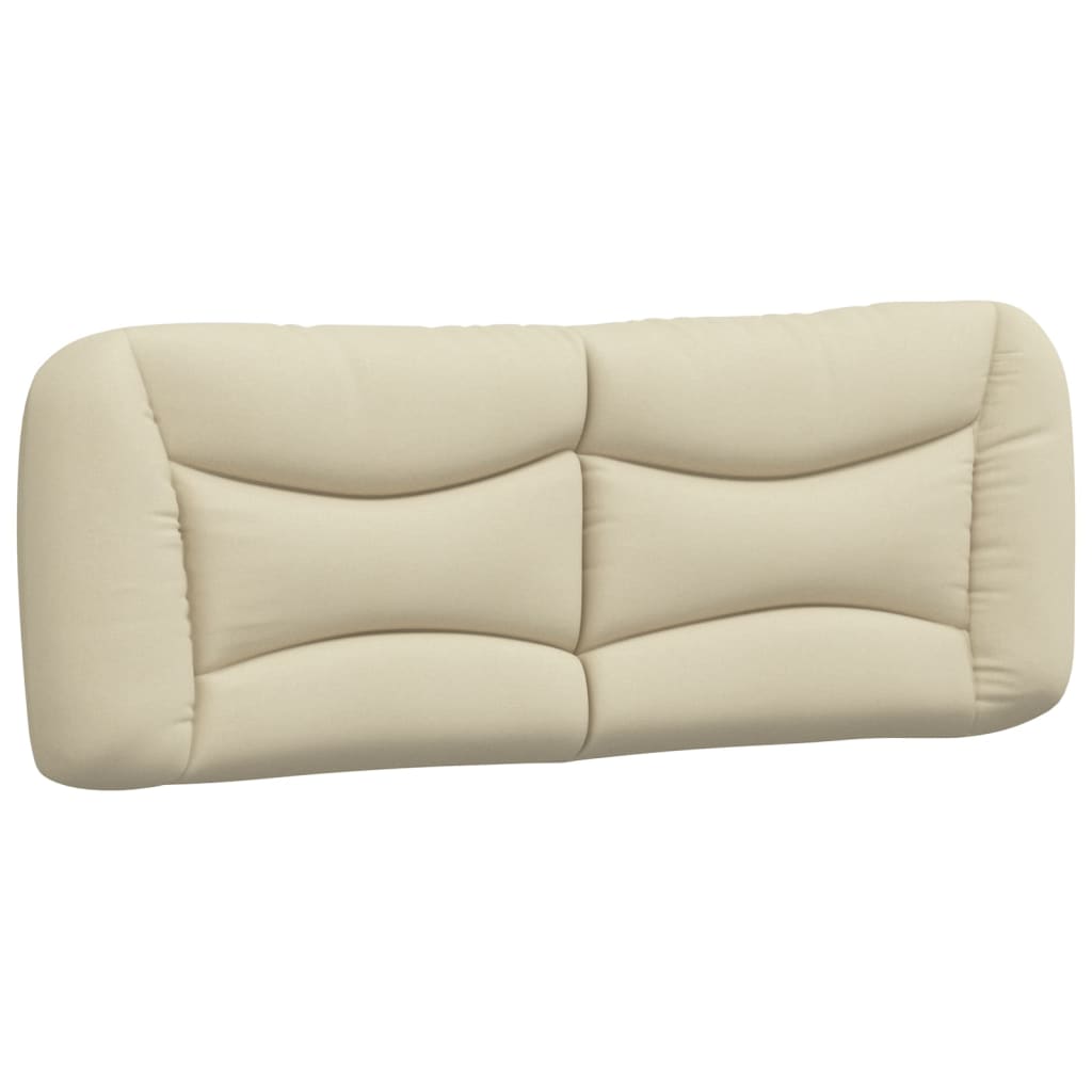 Bed met matras "Hvar" stof crèmekleurig 140x200 cm – afbeelding 5