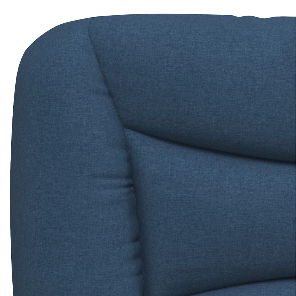 Bed met matras "Hvar" stof blauw 140x200 cm – afbeelding 6