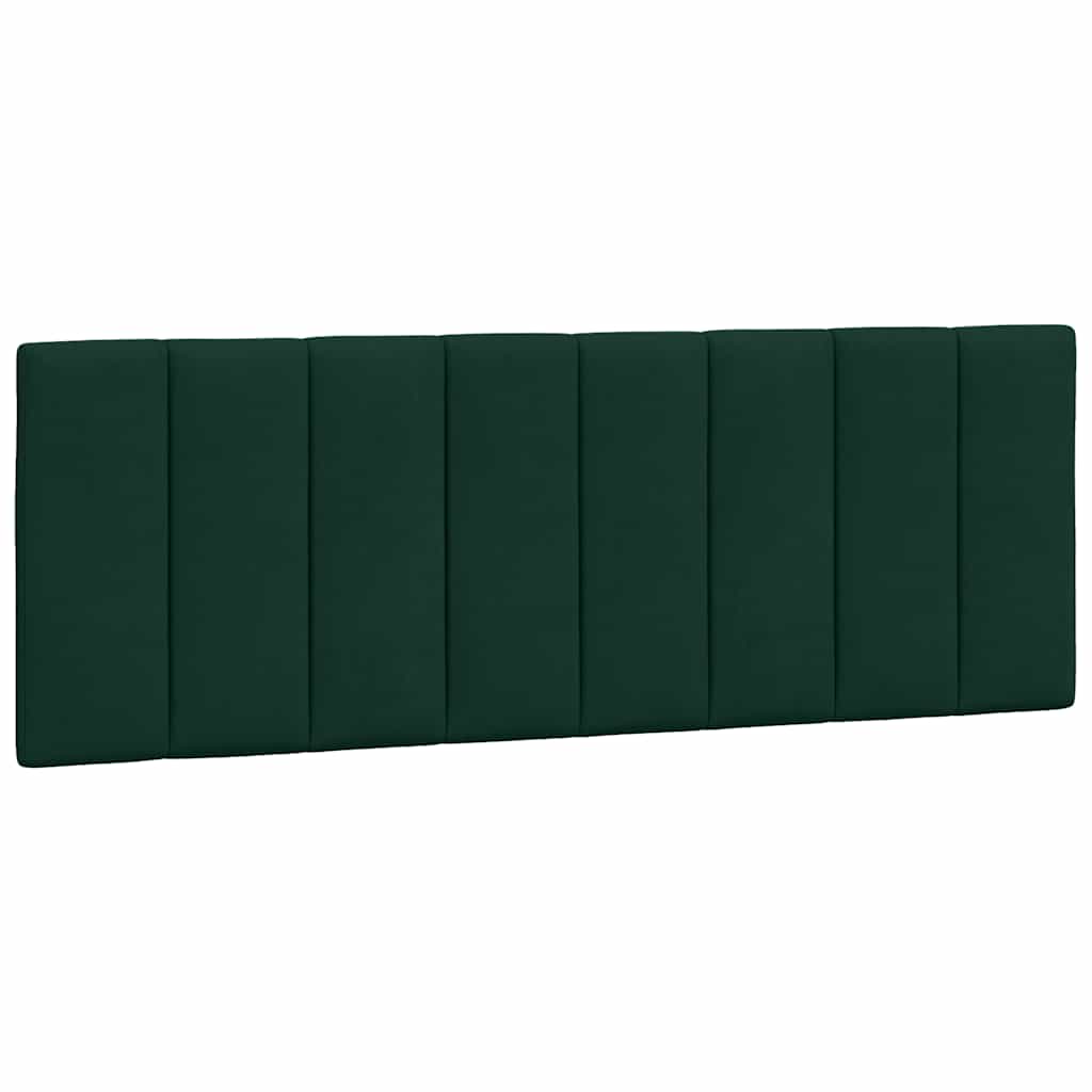 Bed met matras "Hanko" fluweel donkergroen 140x200 cm – afbeelding 5